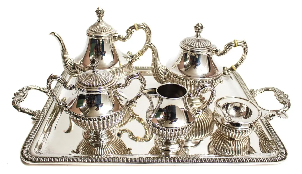 Juego de café de plata